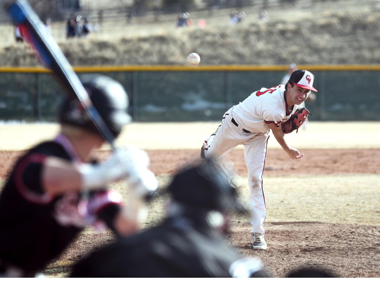 Baseball pitching action